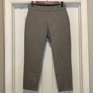 A New Day classic black and white plaid pants Sz 8
